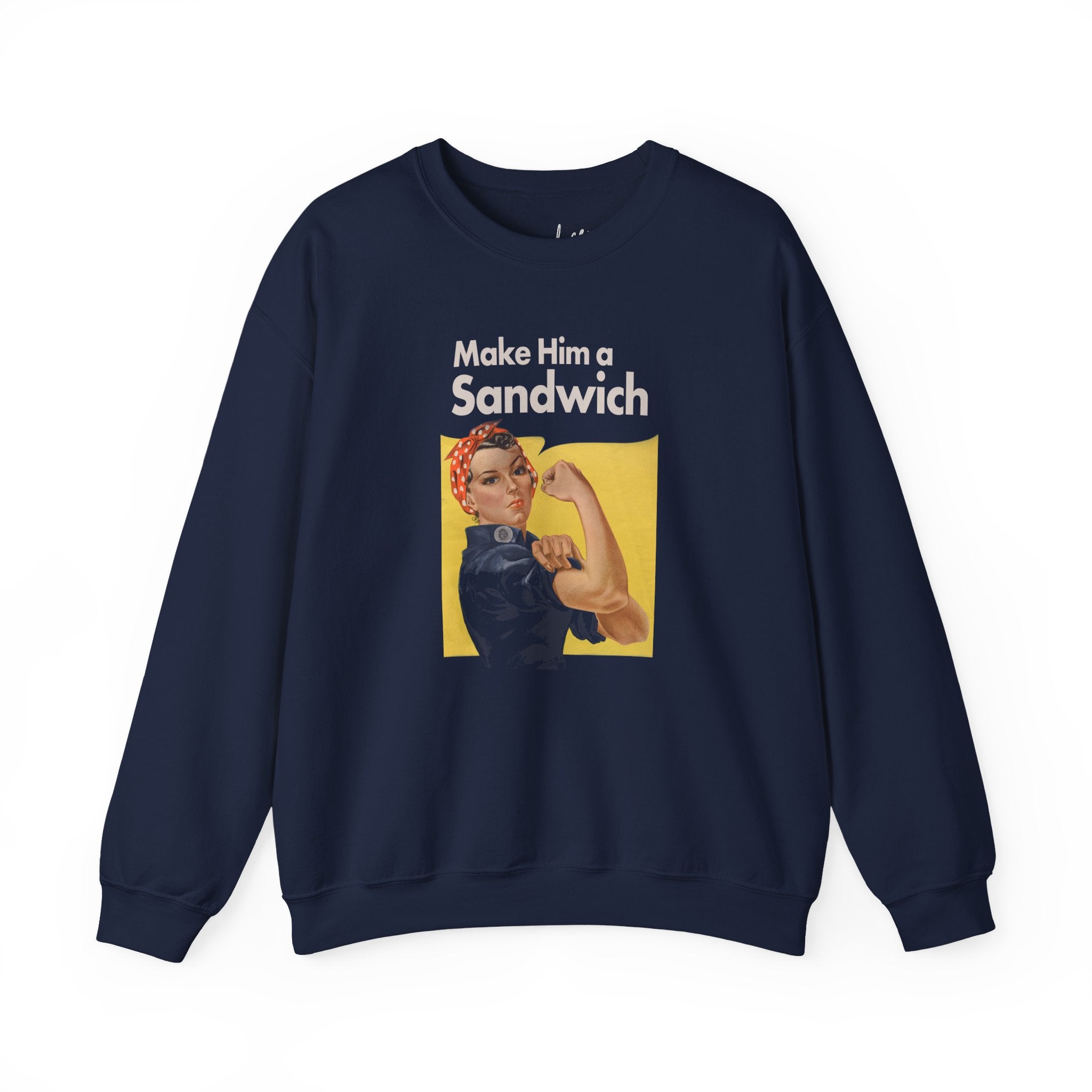Make Him a Sandwich Propaganda Crewneck – Shop Candace