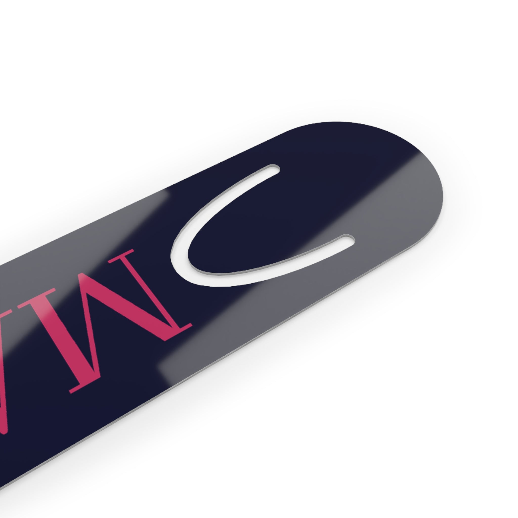 MACA Navy Metal Bookmark