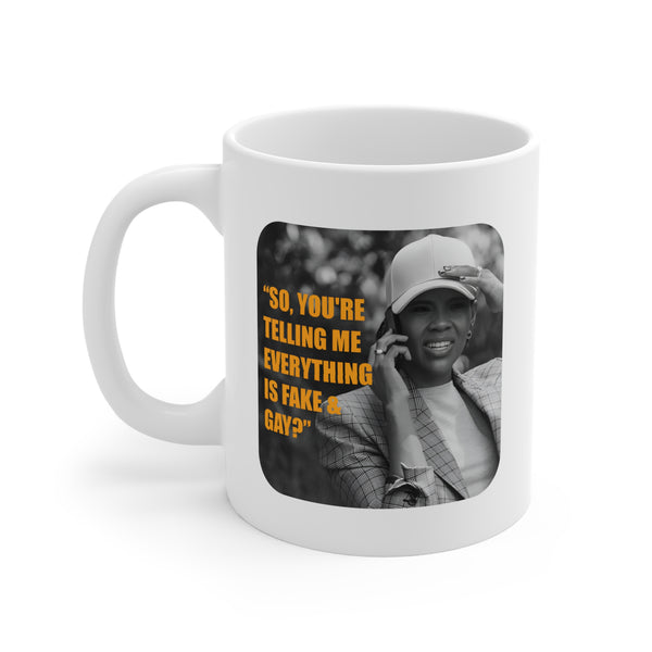 Fake & Gay Mug