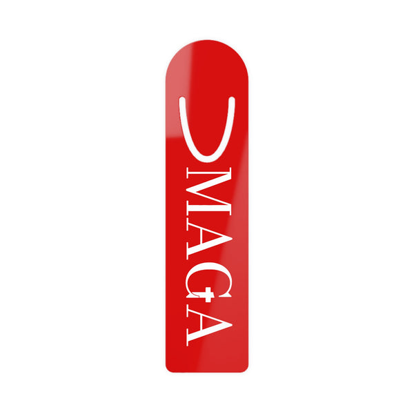 MACA Red Metal Bookmark