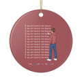 The Substitute Teacher Christmas Ornament - Red