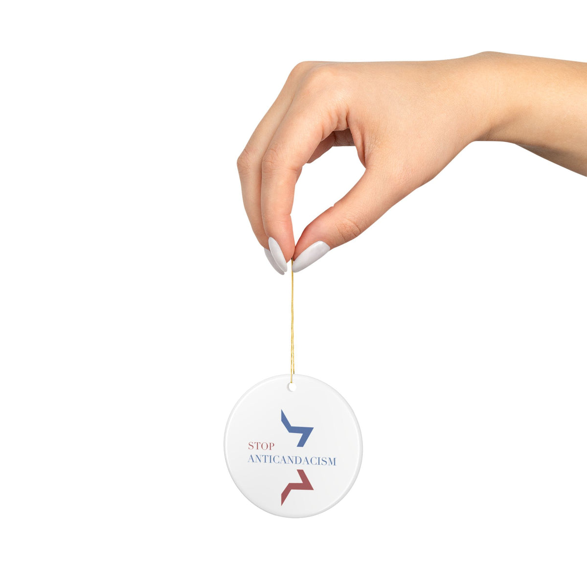 Stop Anticandacism Christmas Ornament
