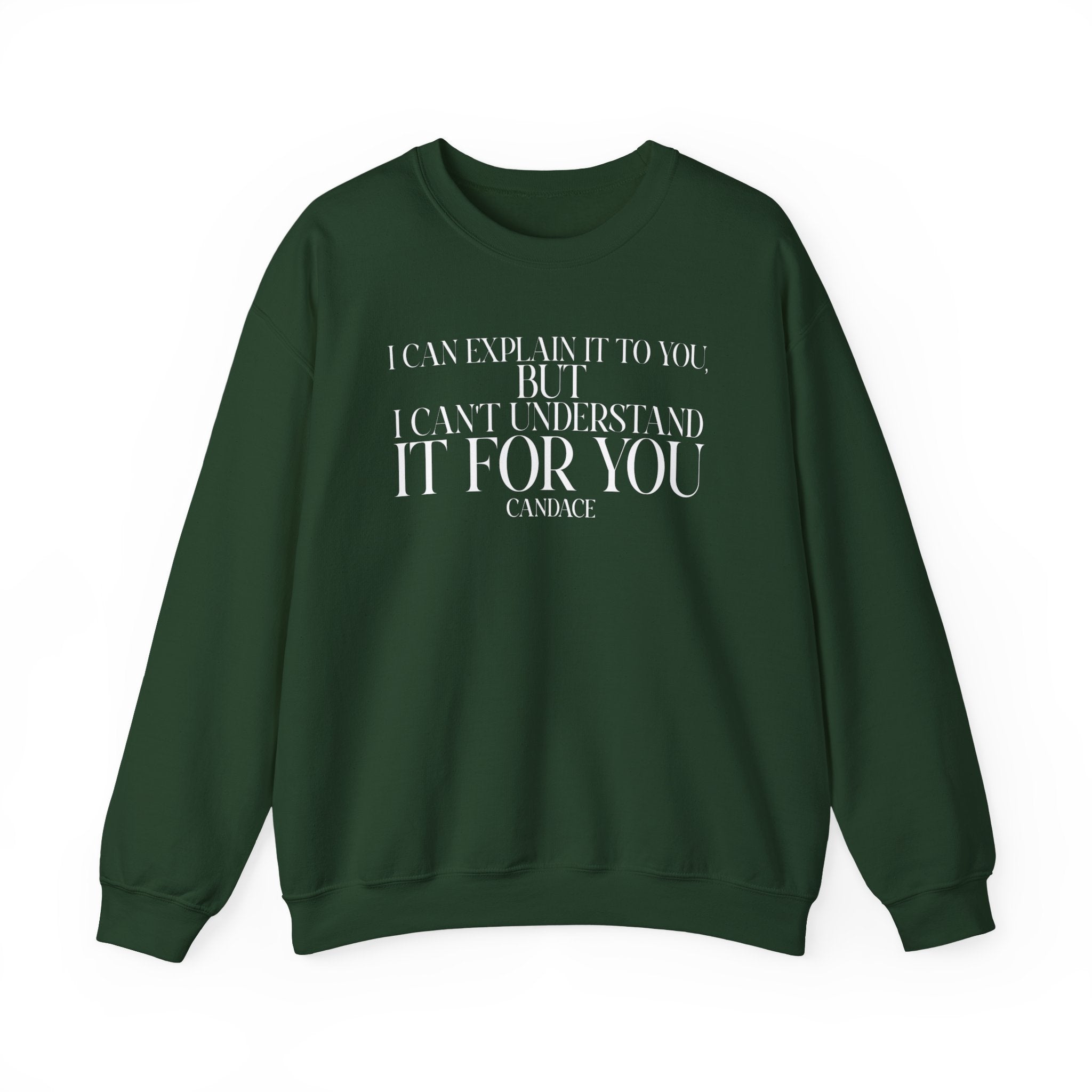 "I can explain it to you, but I cant understand it for you"  Sweatshirt