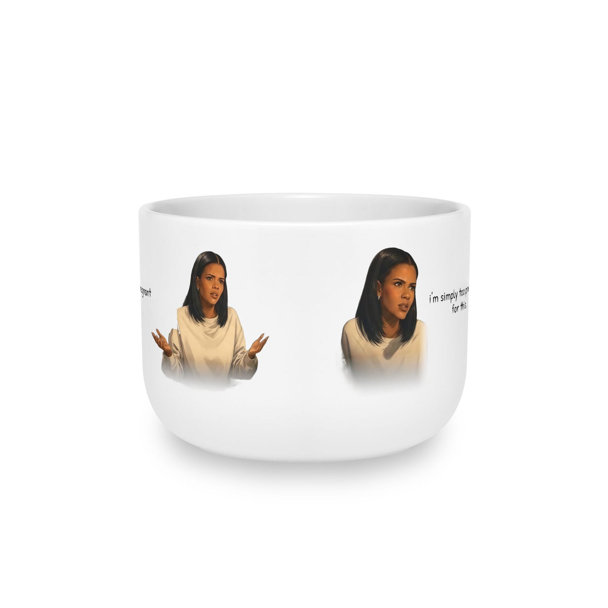 I'm Simply Too Pregnant For This Latte Mug