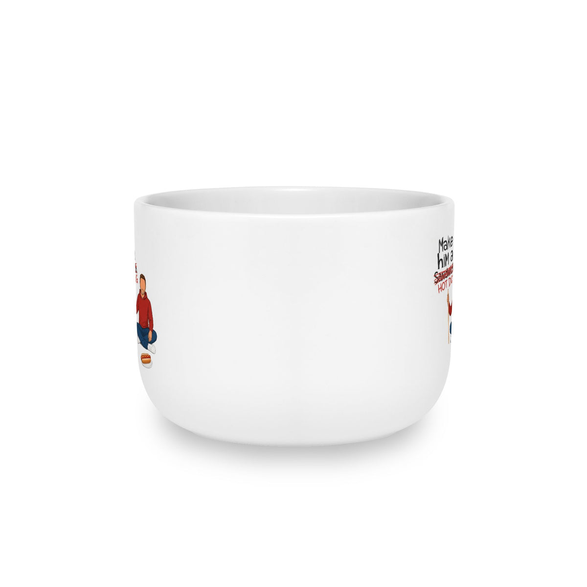 Make Him A Hot Dog Latte Mug