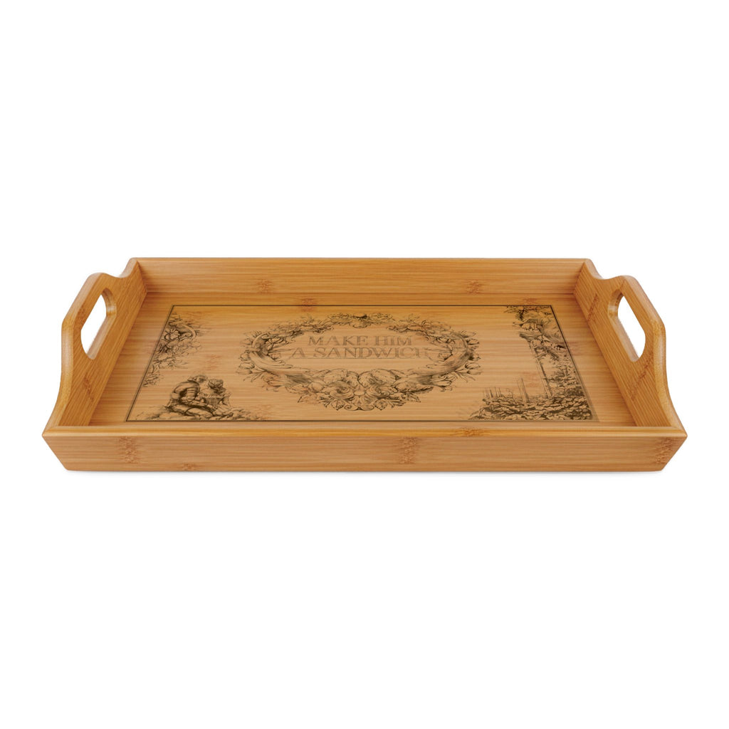 Make Him A Sandwich Bamboo Serving Tray