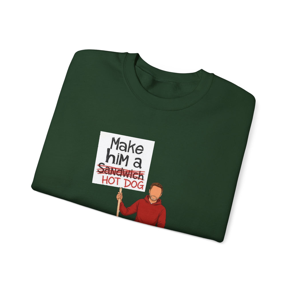 Make Him A Hot Dog Crewneck