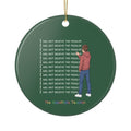 The Substitute Teacher Christmas Ornament - Green