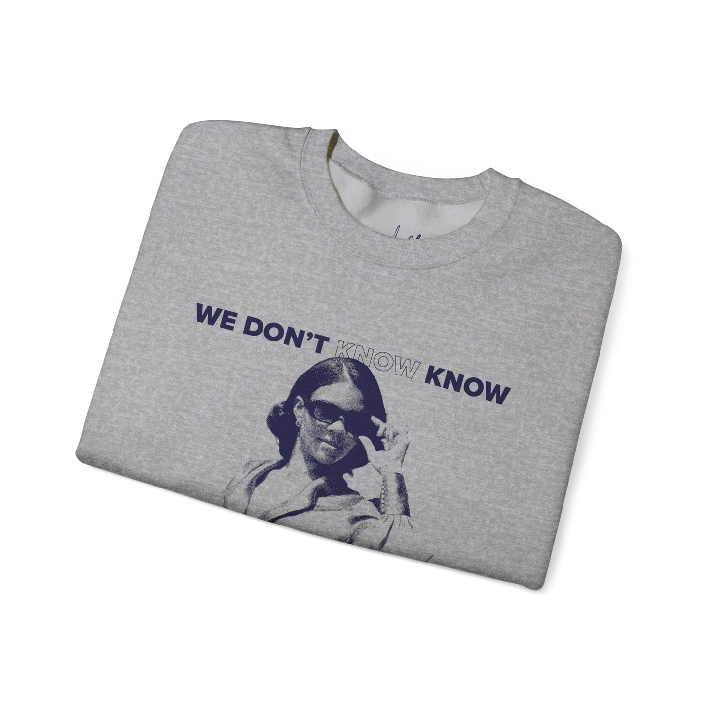 We Know Glasses Crewneck