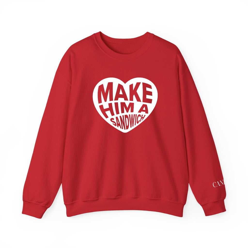 Candace Owens 'Make Him A Sandwich' Valentine's crewneck sweatshirt