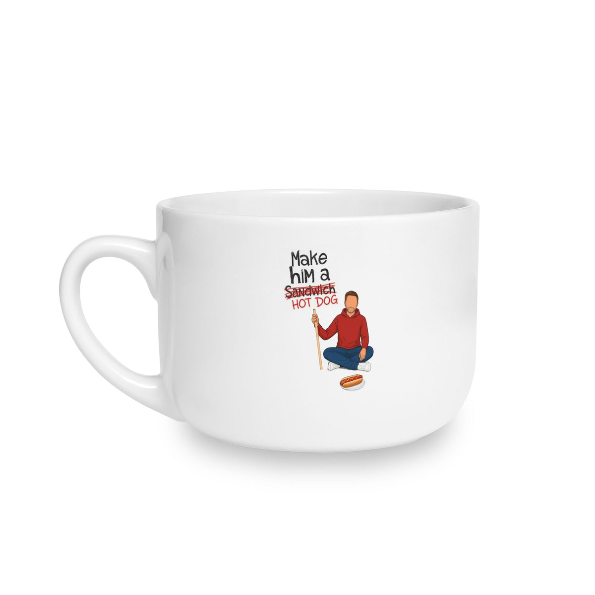 Make Him A Hot Dog Latte Mug