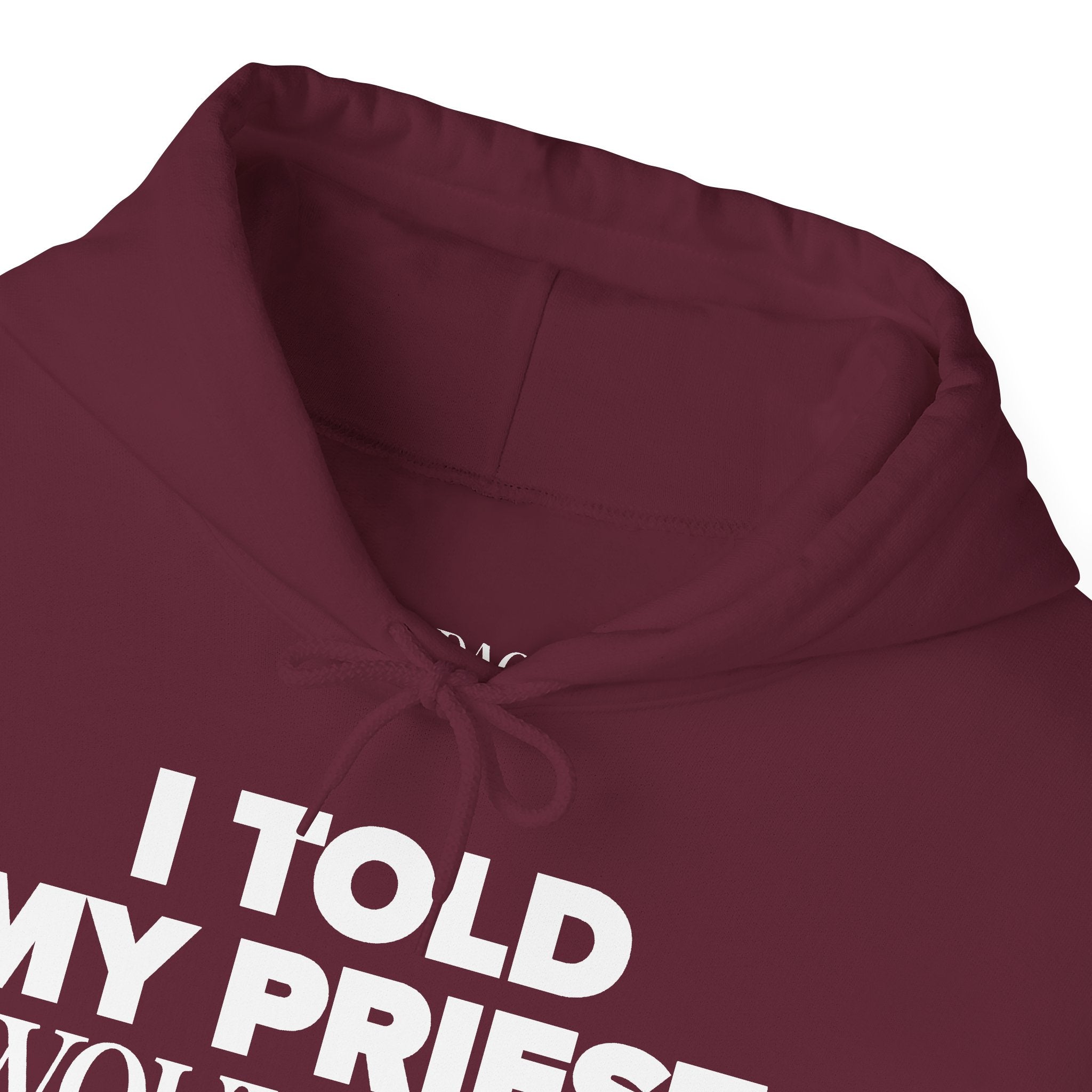 I Told The Priest I Would Chill Hoodie