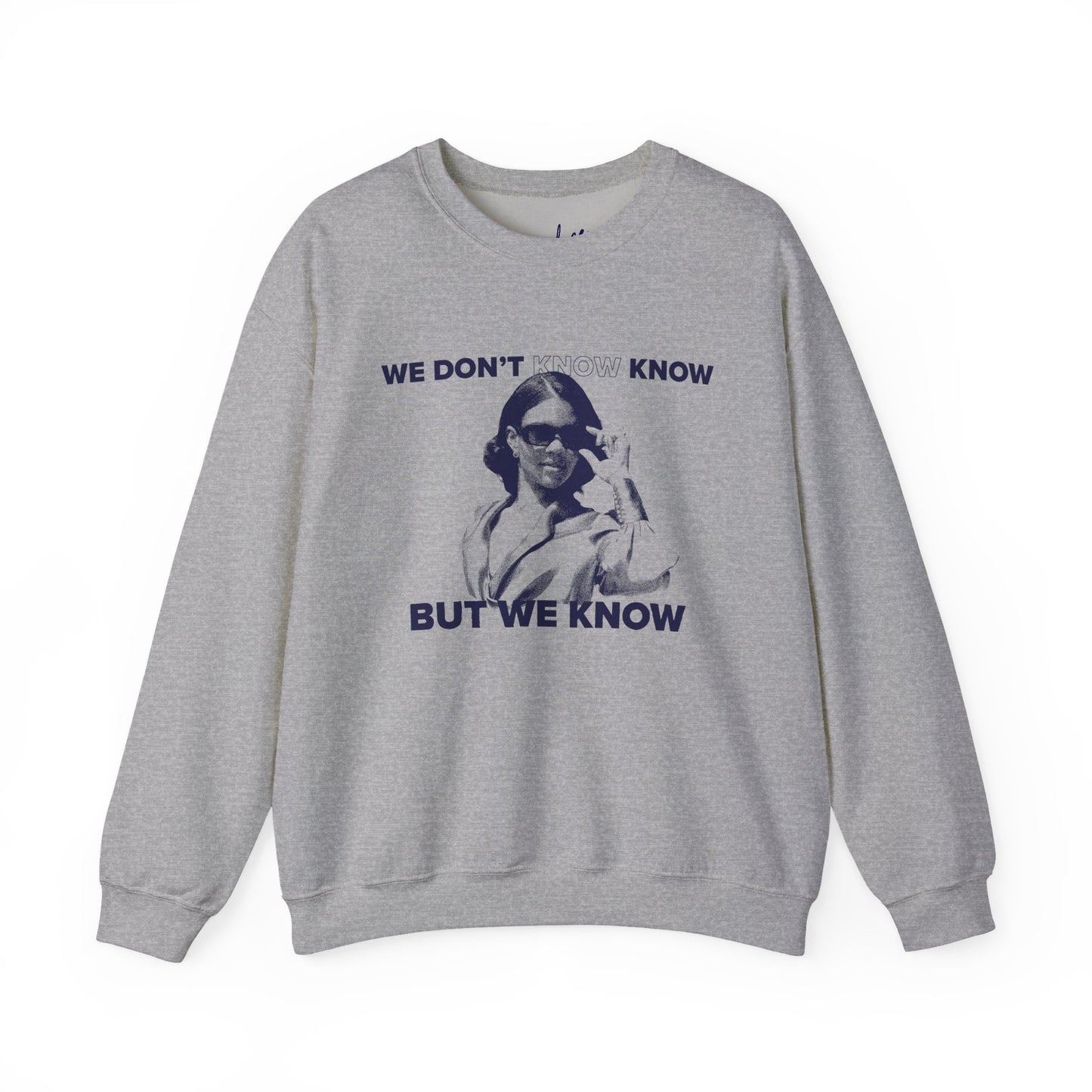 We Know Glasses Crewneck