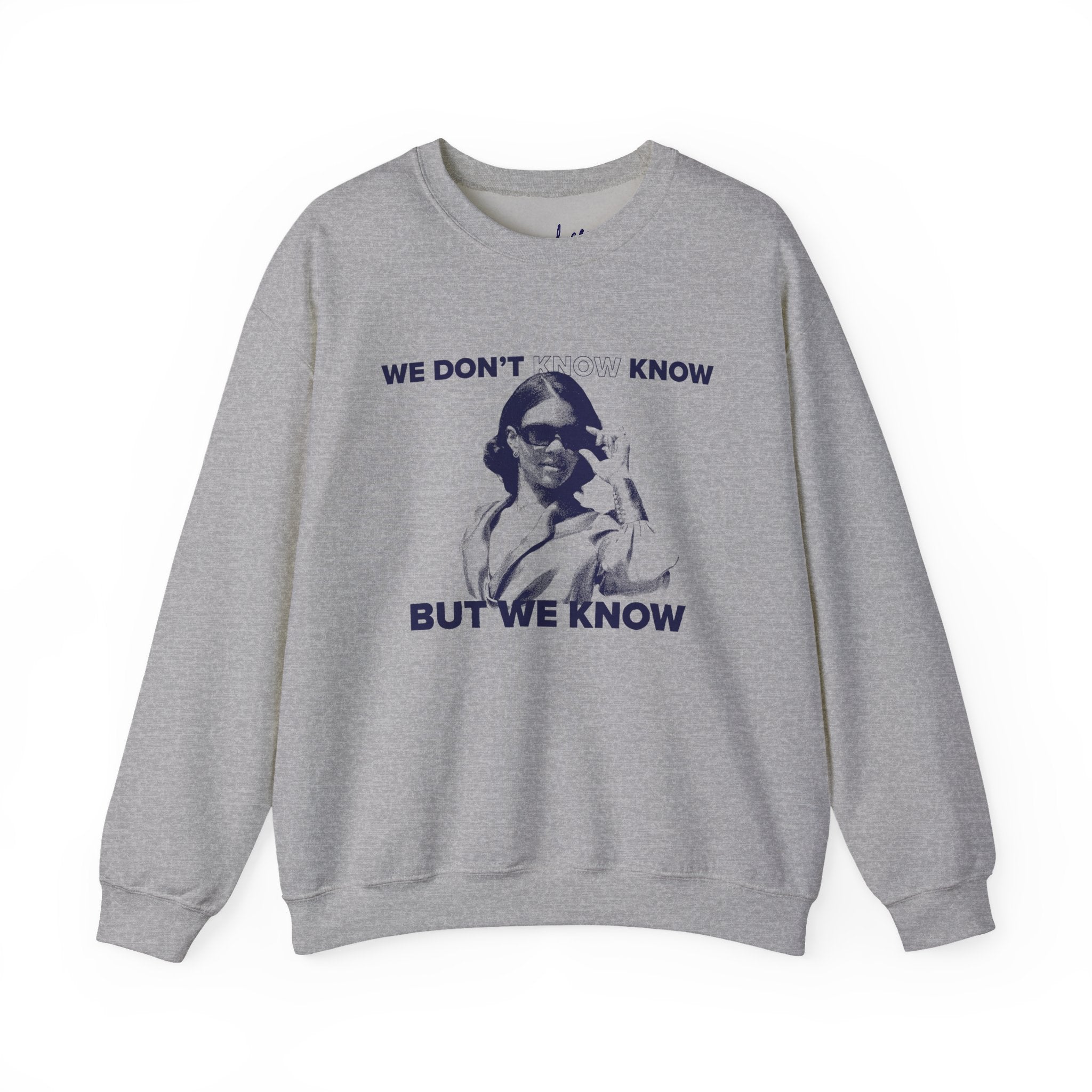 We Know Glasses Crewneck