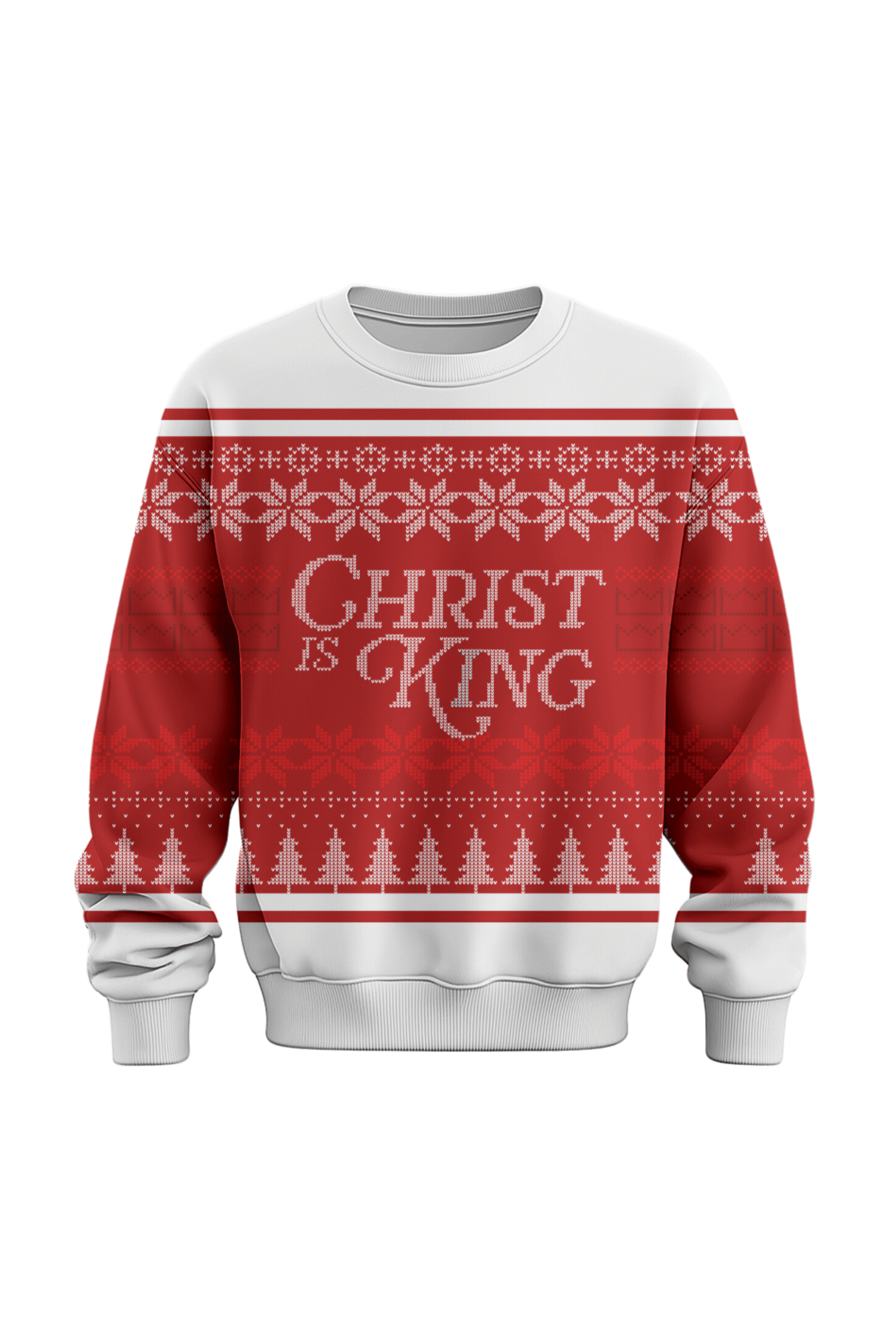 Christ Is King Ugly Christmas Sweater