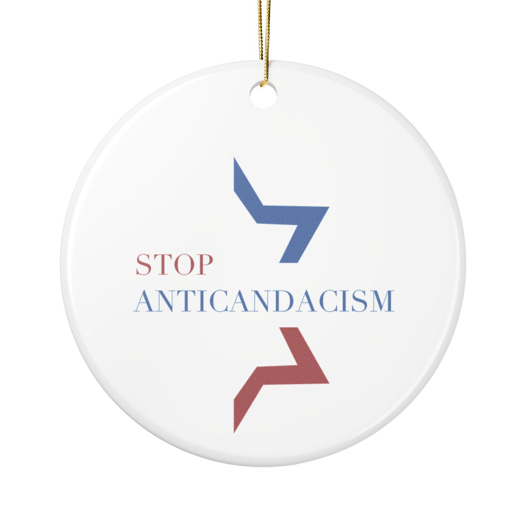 Stop Anticandacism Christmas Ornament