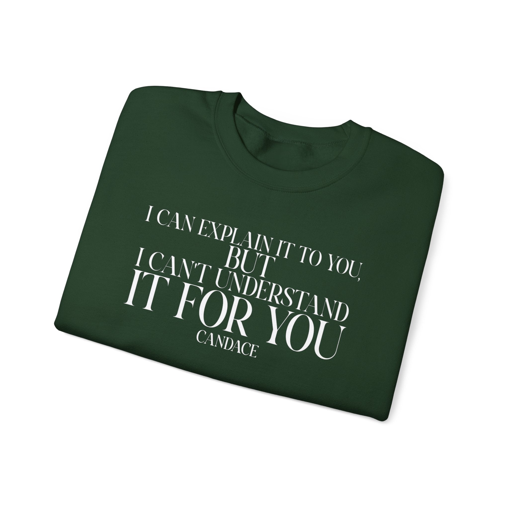 "I can explain it to you, but I cant understand it for you"  Sweatshirt