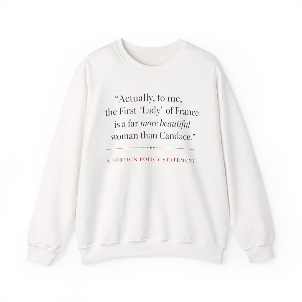Candace Owens 'Usually' crewneck sweatshirt