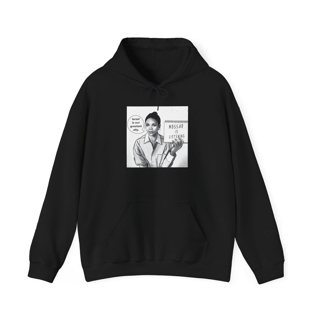 Candace Owens 'Mossad Is Listening' hoodie