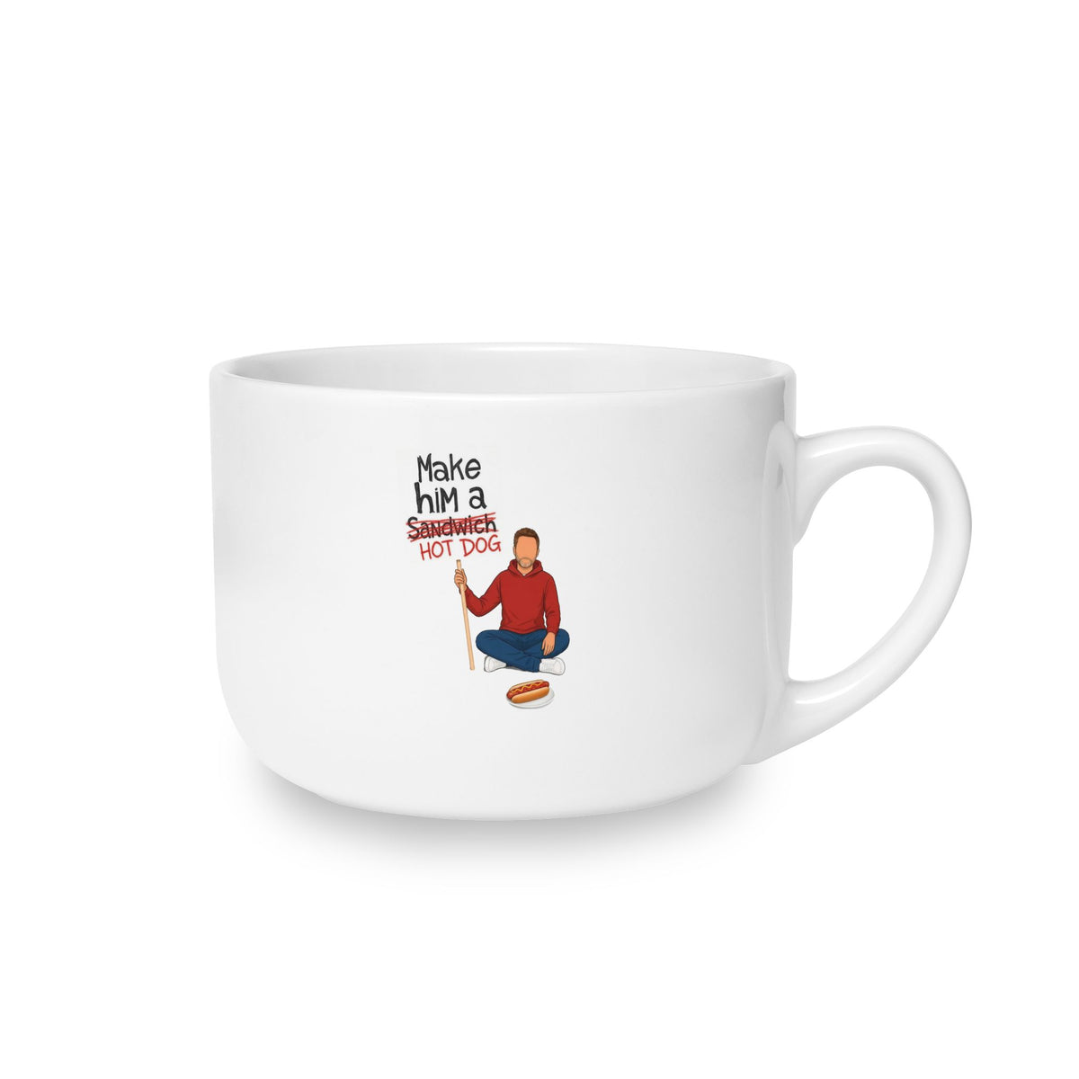 Make Him A Hot Dog Latte Mug