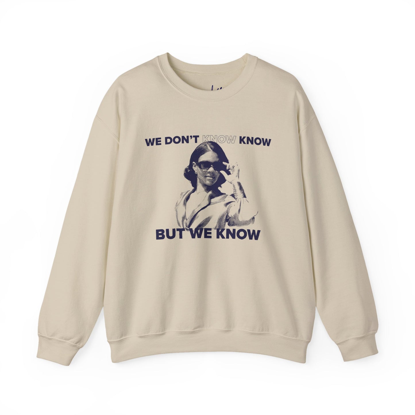 We Know Glasses Crewneck