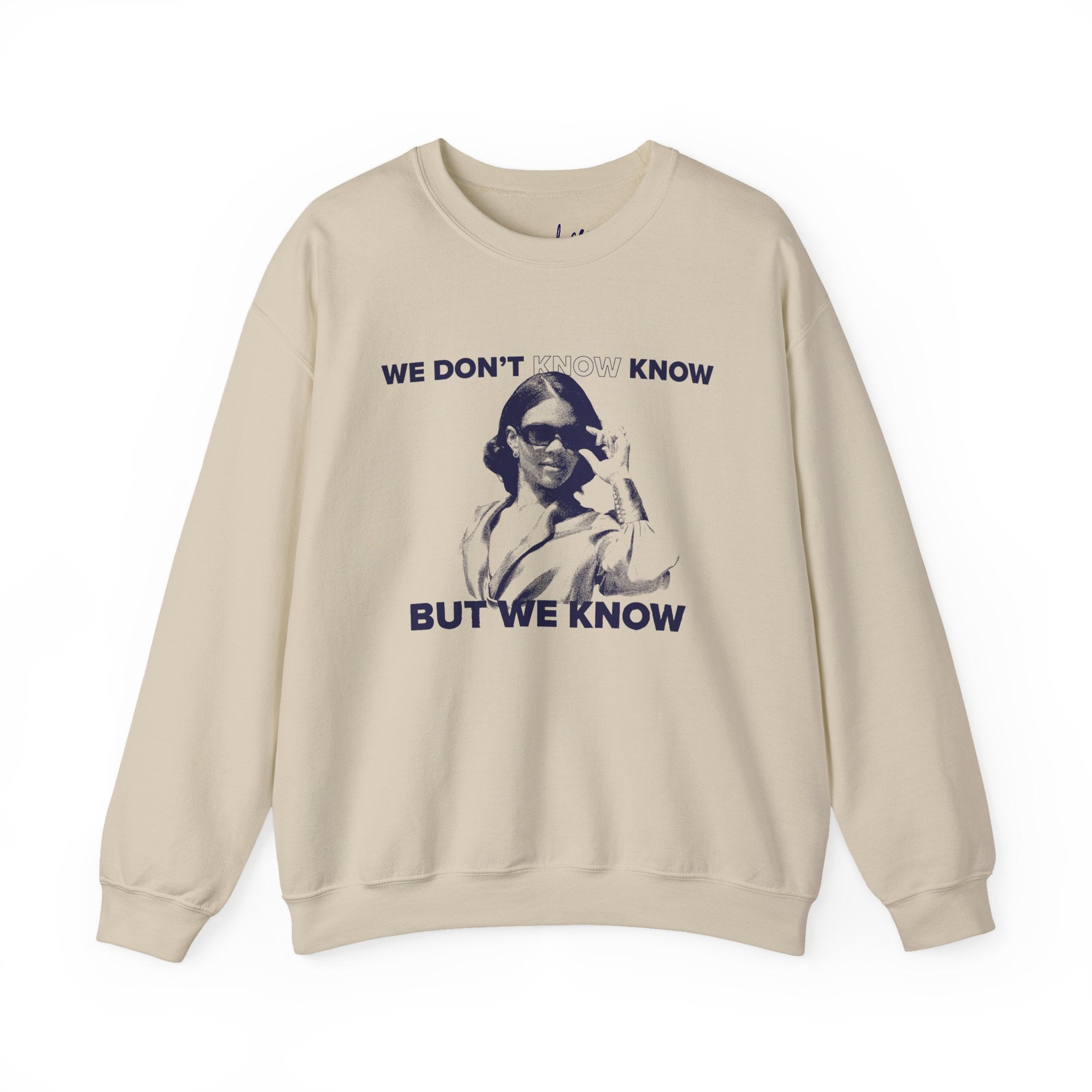 We Know Glasses Crewneck