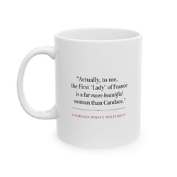 Candace Owens 'Actually' white mug