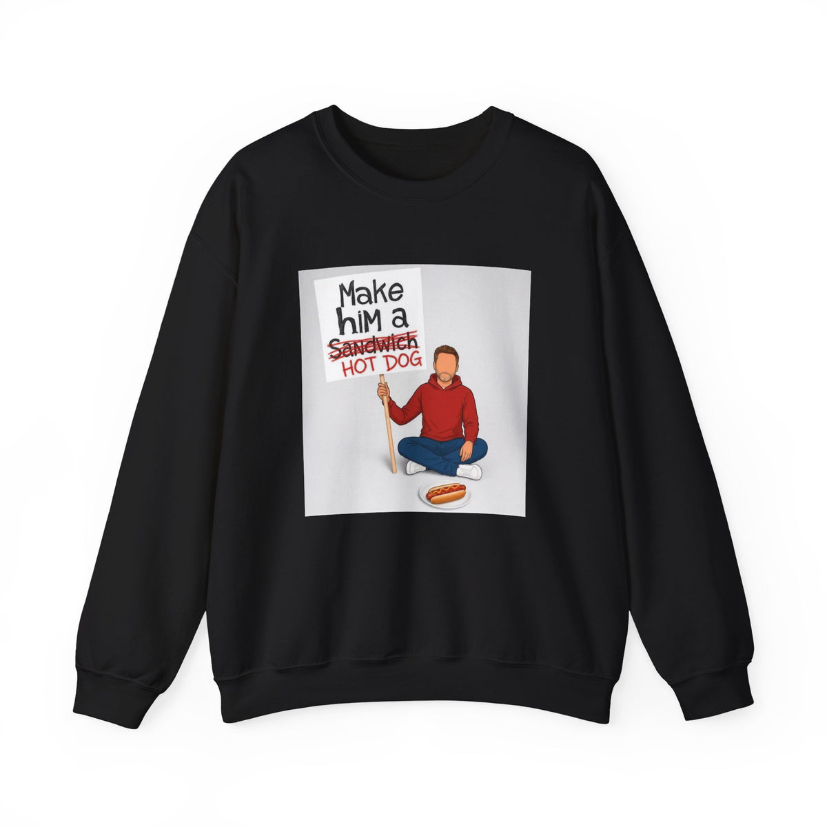 Make Him A Hot Dog Crewneck