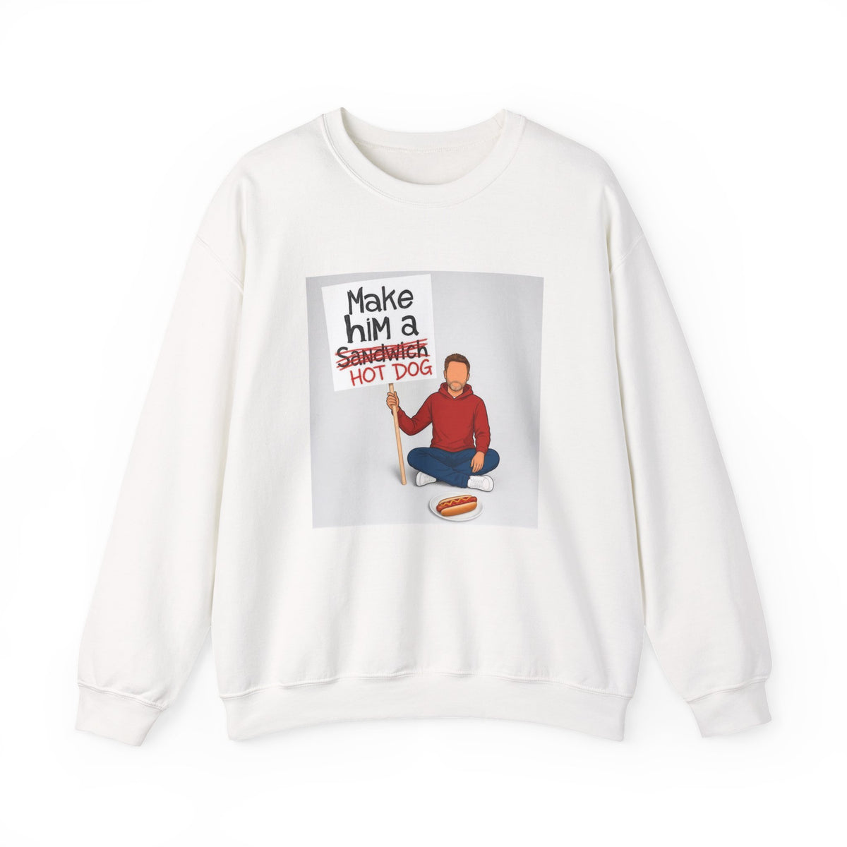Make Him A Hot Dog Crewneck