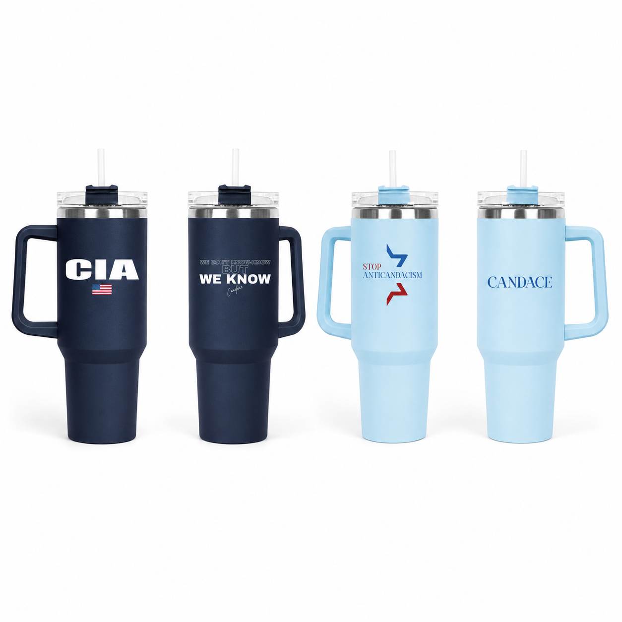 We Know + Stop Anticandacism Standace Cup Bundle (2-Pack)