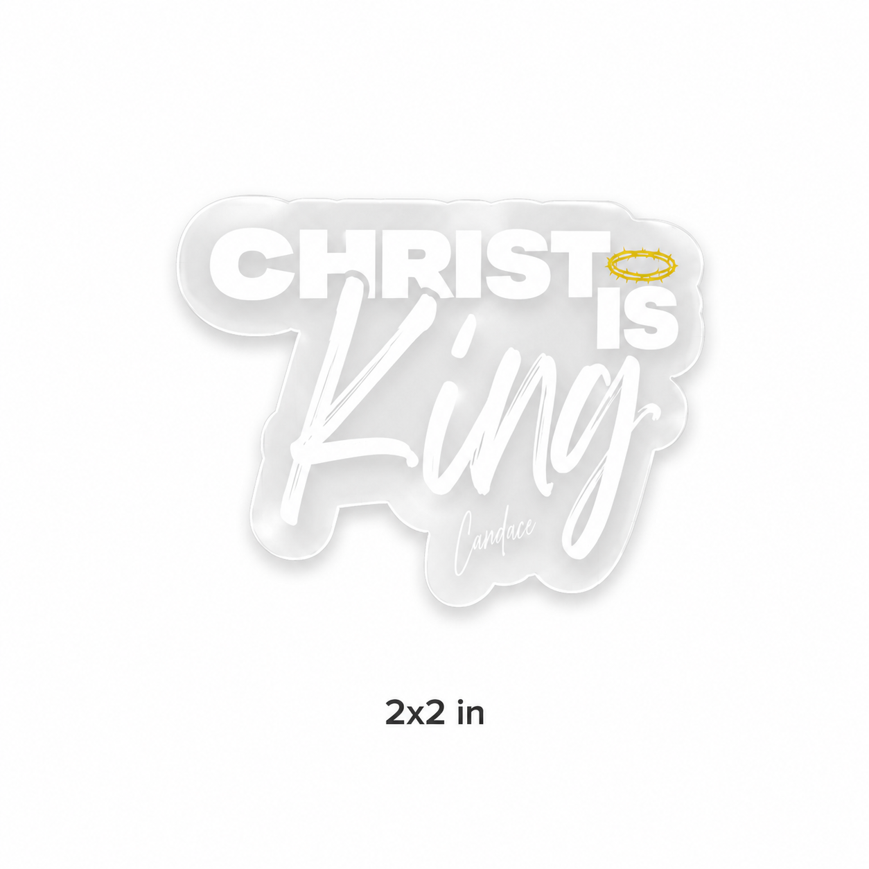 Christ is King Sticker