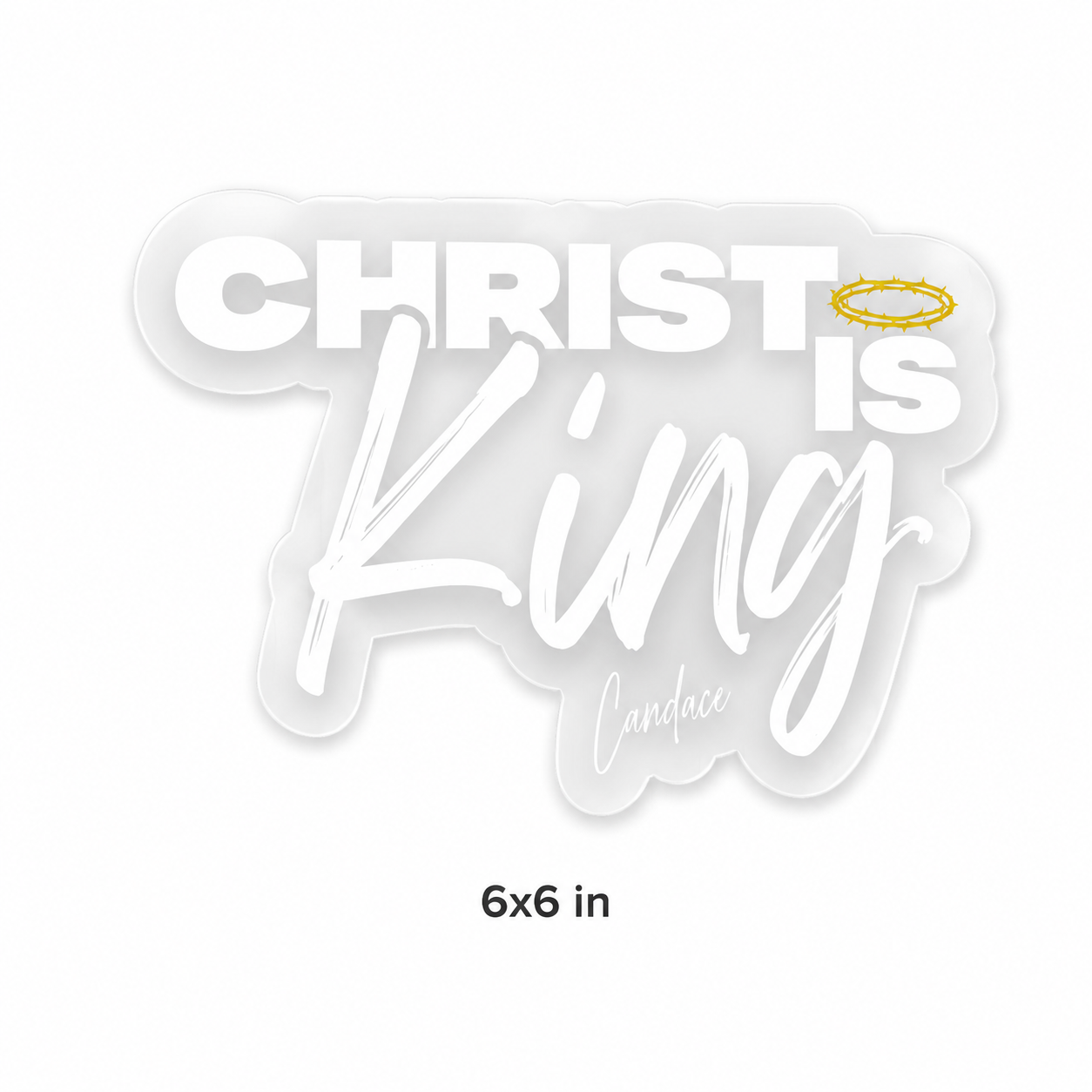 Christ is King Sticker