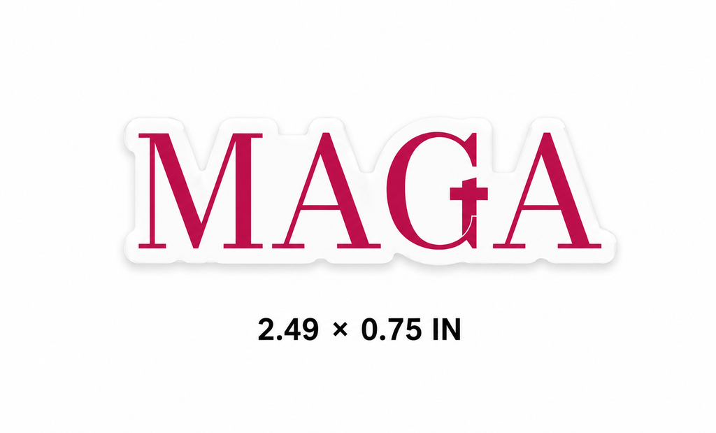 MAGA-Vinyl Kiss-Cut Sticker