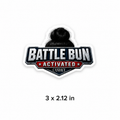 Candace Owens 'Battle Bun Activated' logo sticker