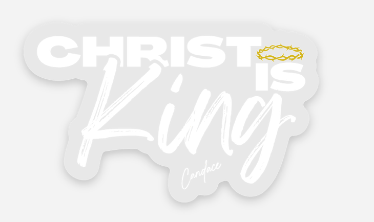 Christ is King Sticker