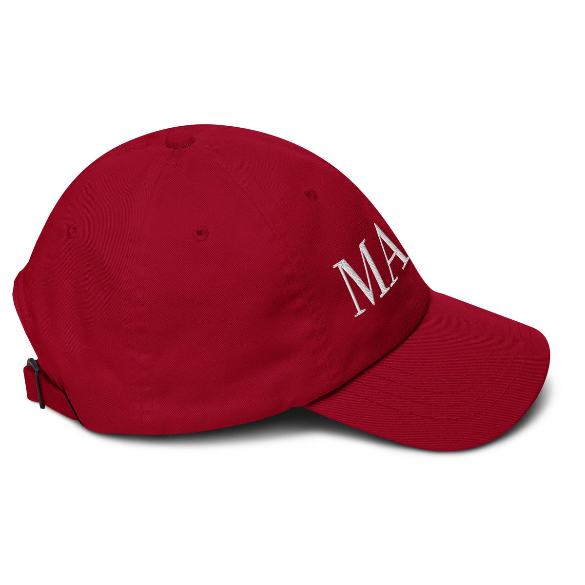 Dad Red Color MACA Red Dad Hat | Cotton Twill Cap – Shop Candace